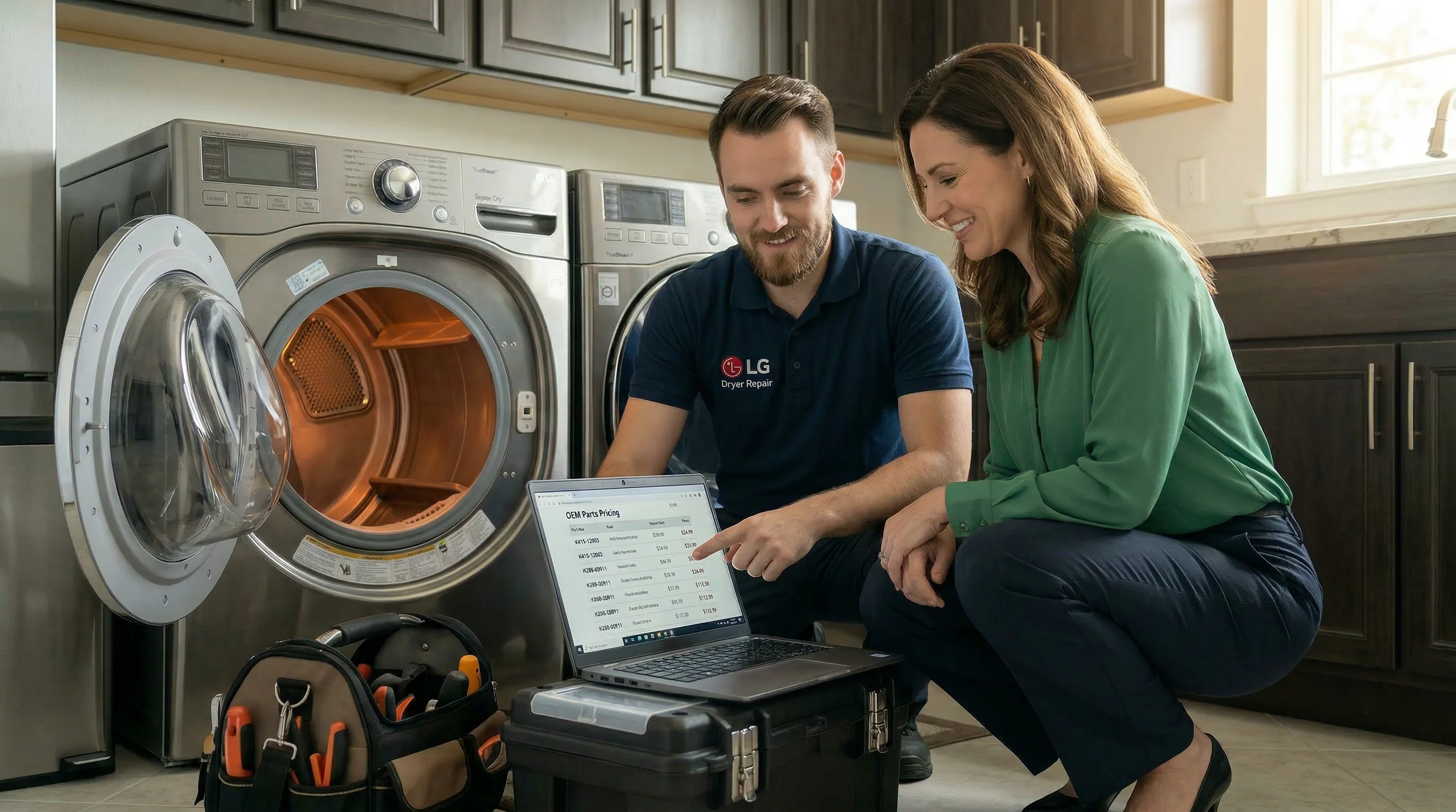 LG dryer cleaning service cost Los Angeles