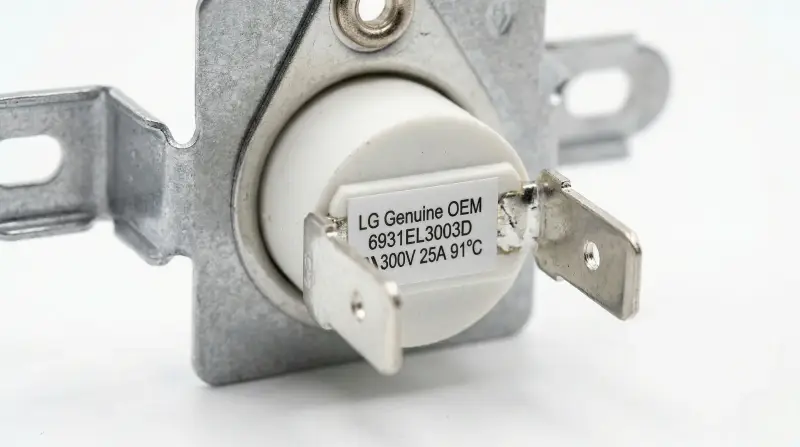 OEM LG dryer thermal fuse replacement part